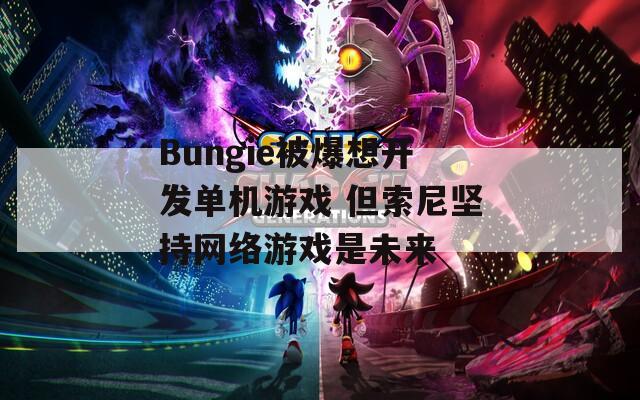 Bungie被爆想開發(fā)單機游戲 但索尼堅持網(wǎng)絡(luò)游戲是未來