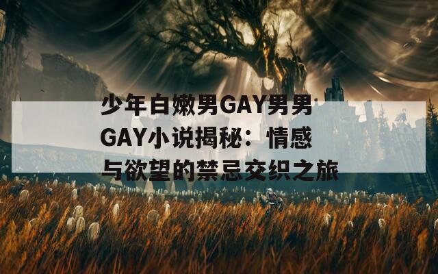 少年白嫩男GAY男男GAY小說揭秘：情感與欲望的禁忌交織之旅