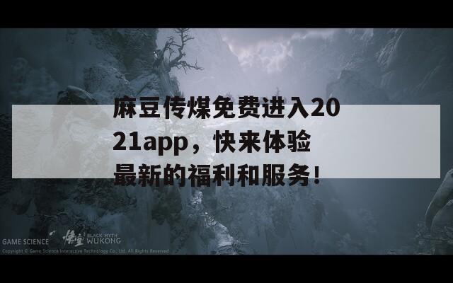 麻豆傳煤免費(fèi)進(jìn)入2021app，快來體驗(yàn)最新的福利和服務(wù)！